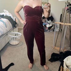 Express Velvet jumpsuit